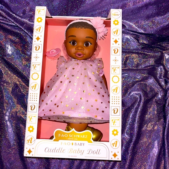 FAO Schwarz Cuddle Baby Doll - Picture 1 of 6